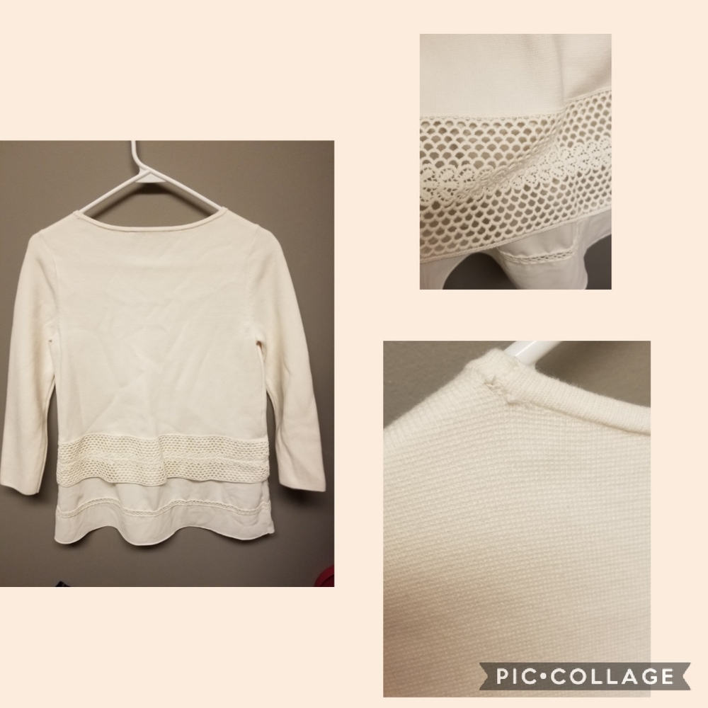 Ann Taylor LOFT LS sweater shirt